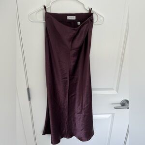 Babaton slip midi skirt size 0
